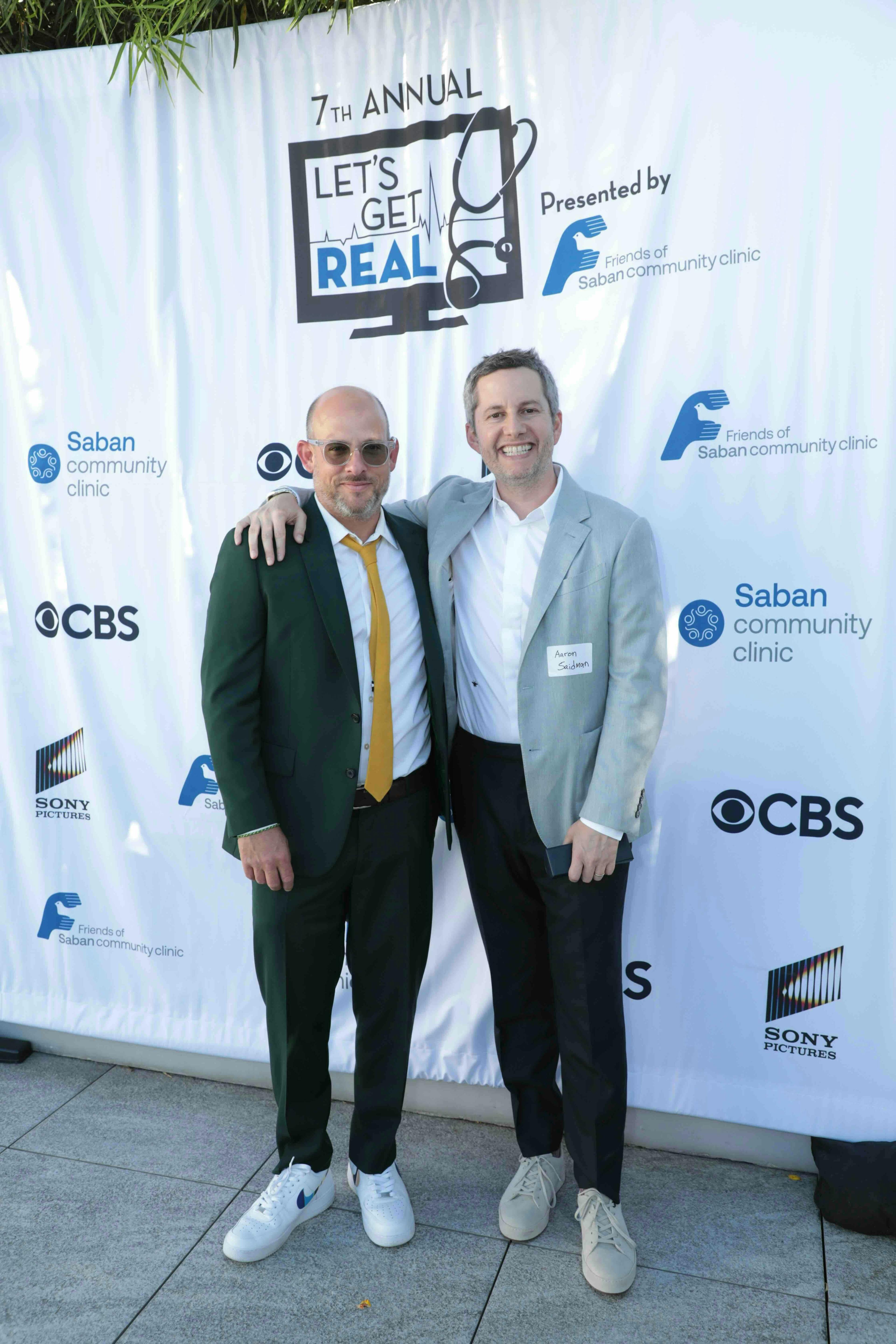 Eli Holzman and Aaron Saidman at our 7th Annual Let’s Get Real event